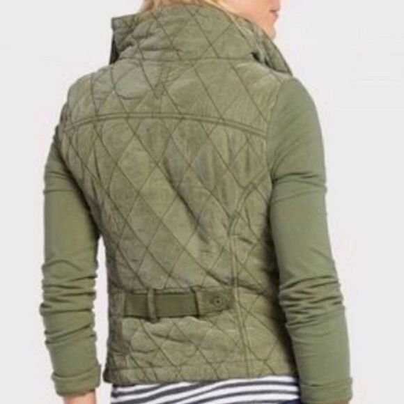 Anthropology Marrakech green quilted jacket size small - Picture 7 of 8